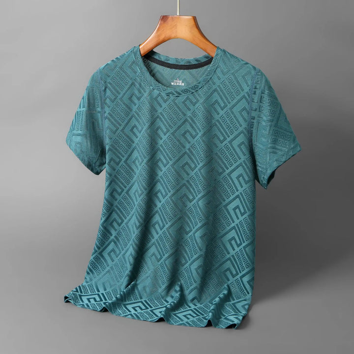 Men's Short-Sleeved Ice Silk T-Shirt